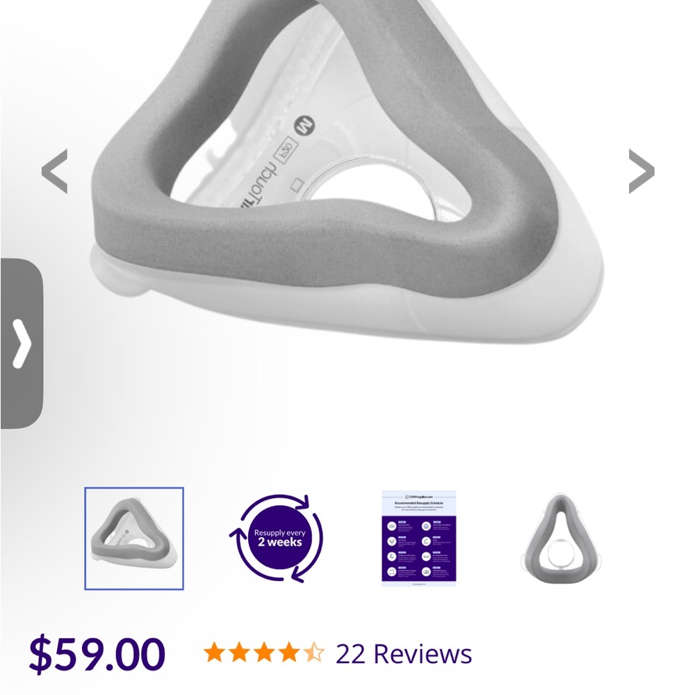 NIB C-pap replacement cushion